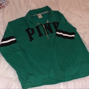 PINK jade green pullover